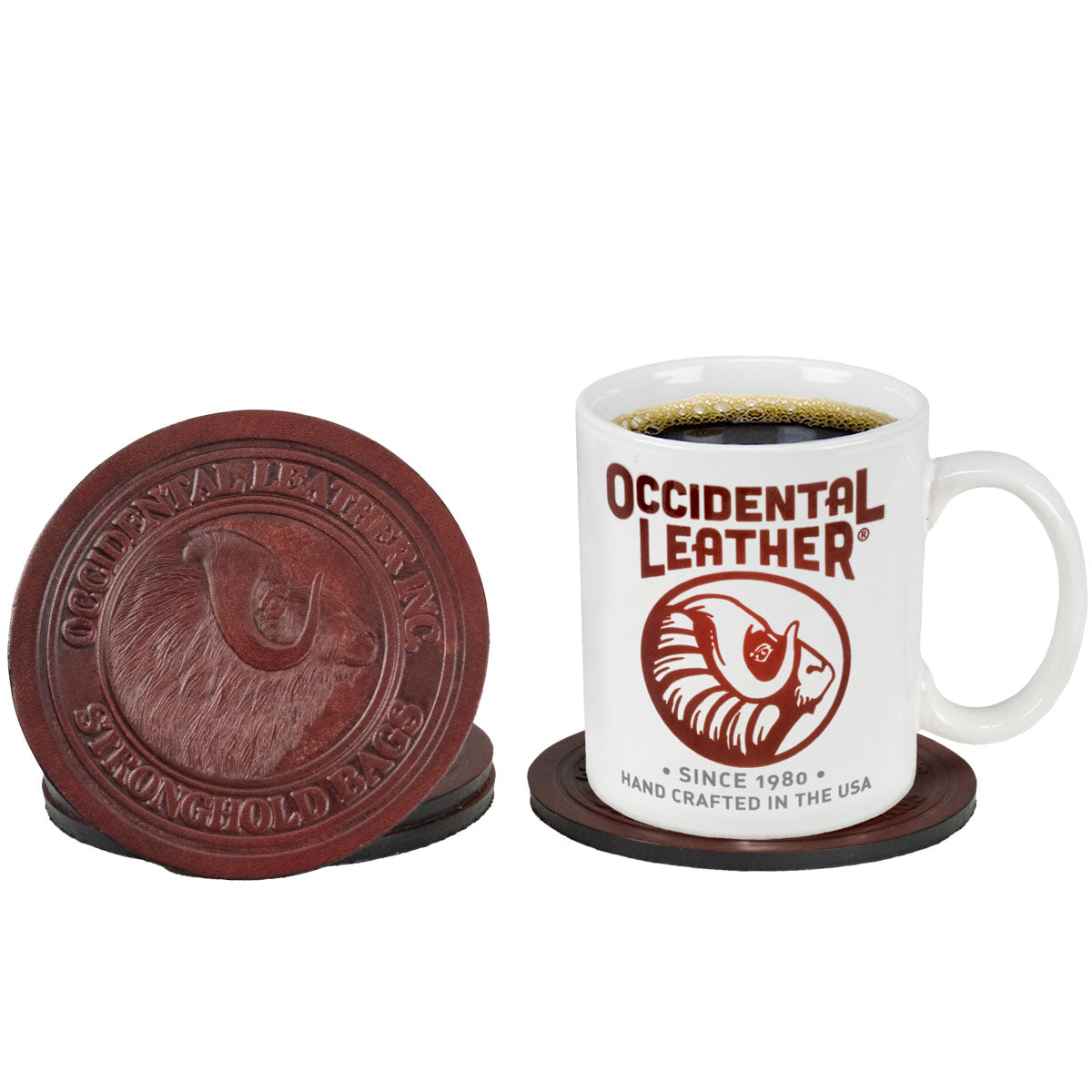 Occidental Leather Oxy Coaster