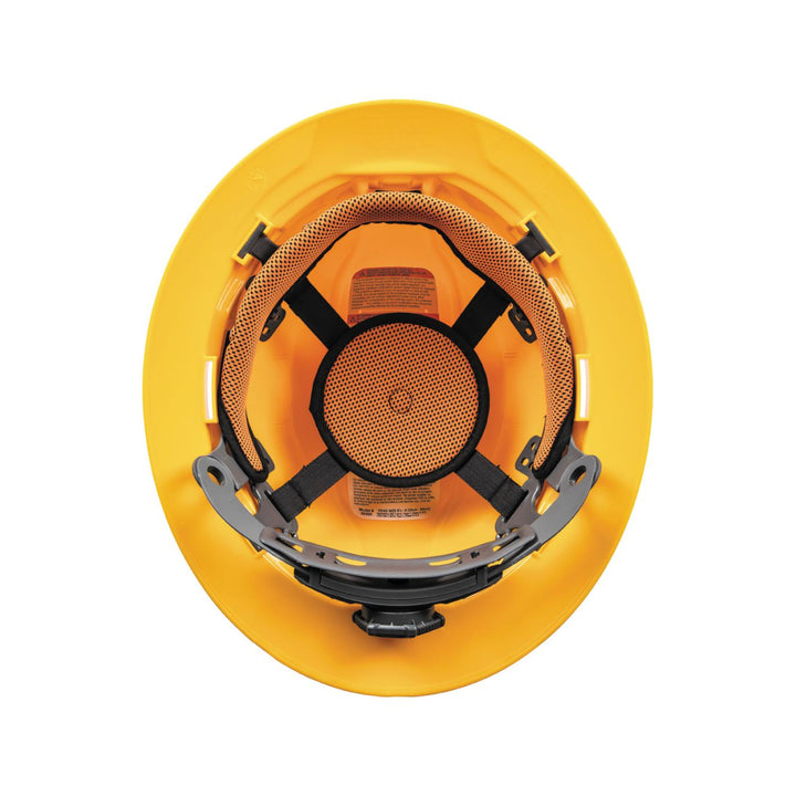 Klein Tools 60489 Yellow Hard Hat, Non-Vented, Full Brim Style, Class E