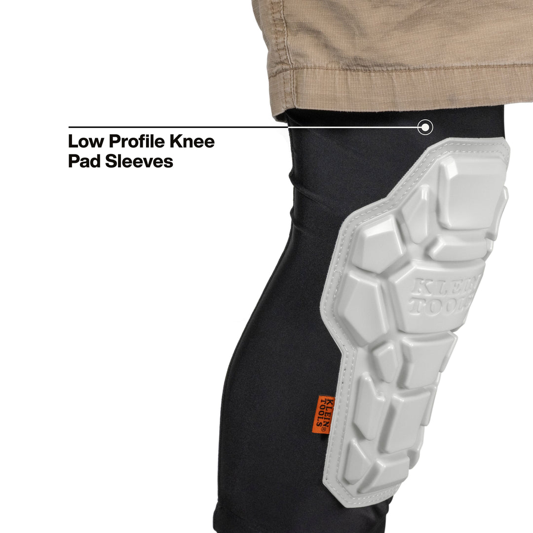 Klein Tools 60511NM Non-Marring Heavy Duty Knee Pad Sleeves, M/L