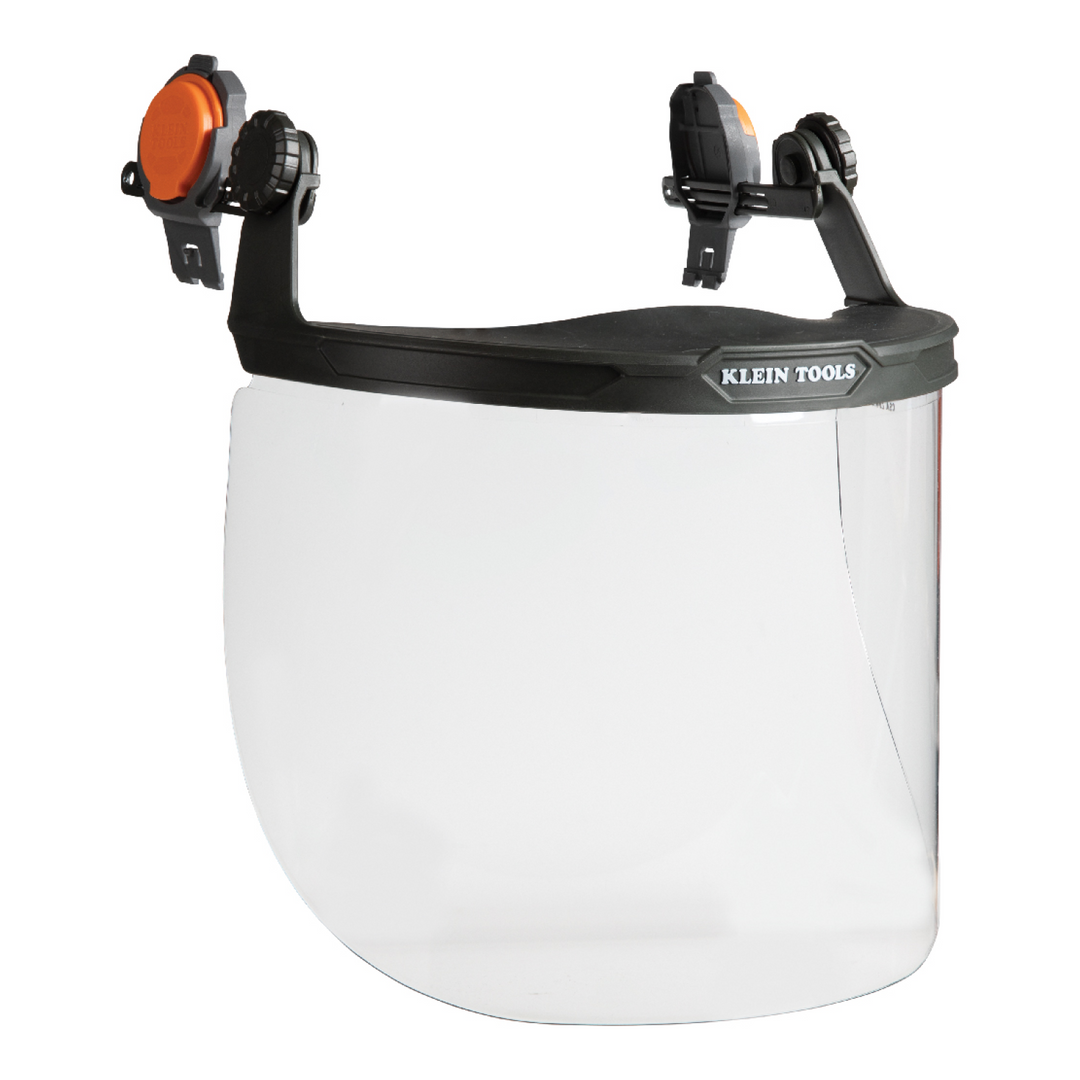 Klein Tools 60528 Face Shield, Full Brim Hard Hat, Clear