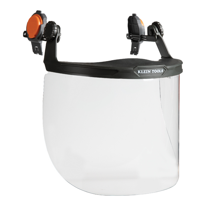 Klein Tools 60528 Face Shield, Full Brim Hard Hat, Clear
