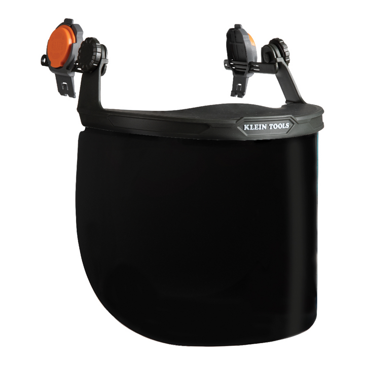 Klein Tools 60529 Face Shield, Full Brim Hard Hat, Gray Tint