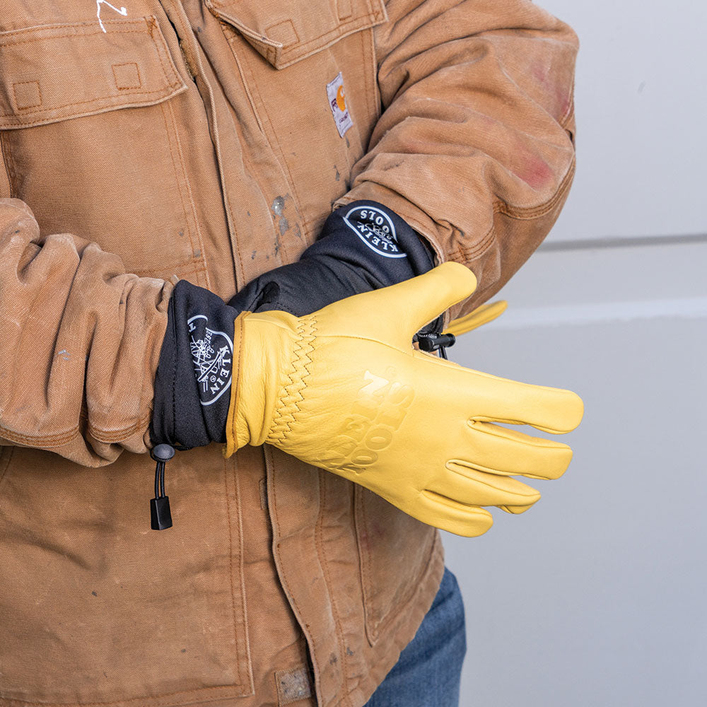 Klein Tools 60795 Rechargeable Heated Work Glove Liners with Knit