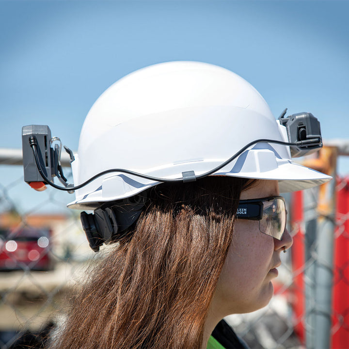 Klein Tools 80173 Non-Vented Safety Helmet and Turbo Fan with Battery Set