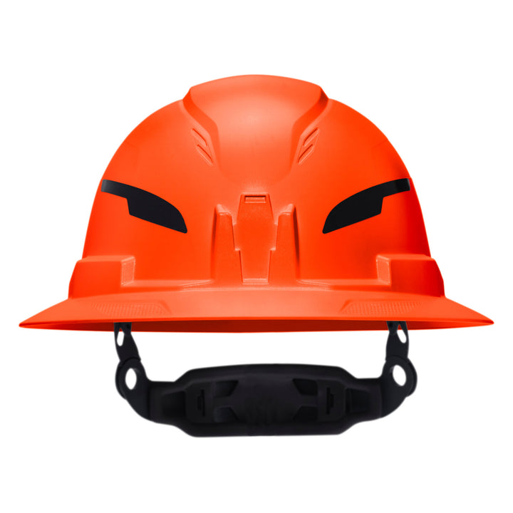 Klein Tools 60860T2 Class E Type-2 Hard Hat, Non-Vented Full Brim Style with Strap, Orange