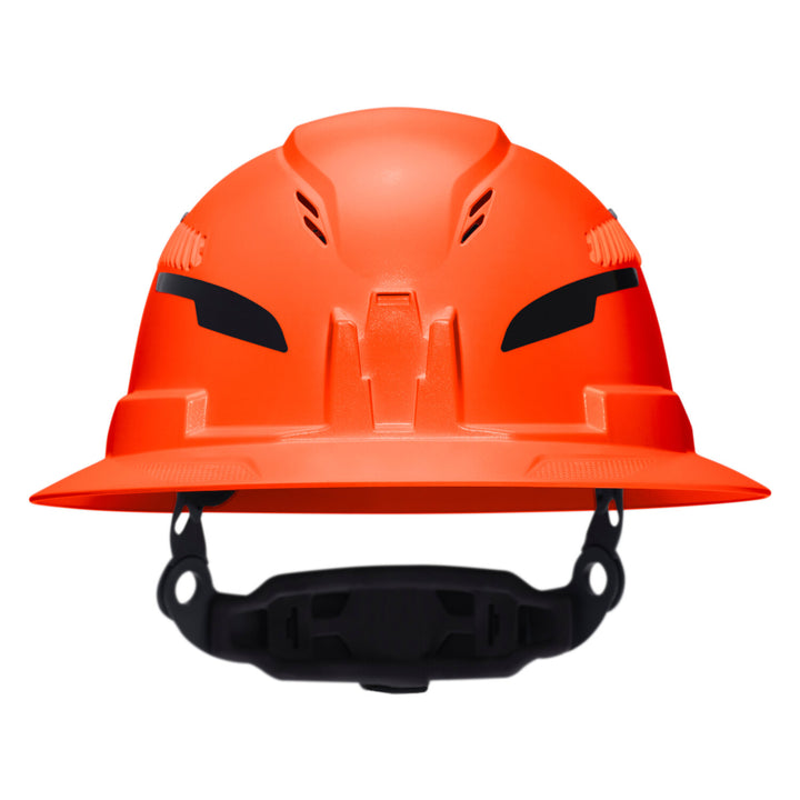 Klein Tools 60861T2 Class C Type-2 Hard Hat, Vented Full Brim with Strap, Orange