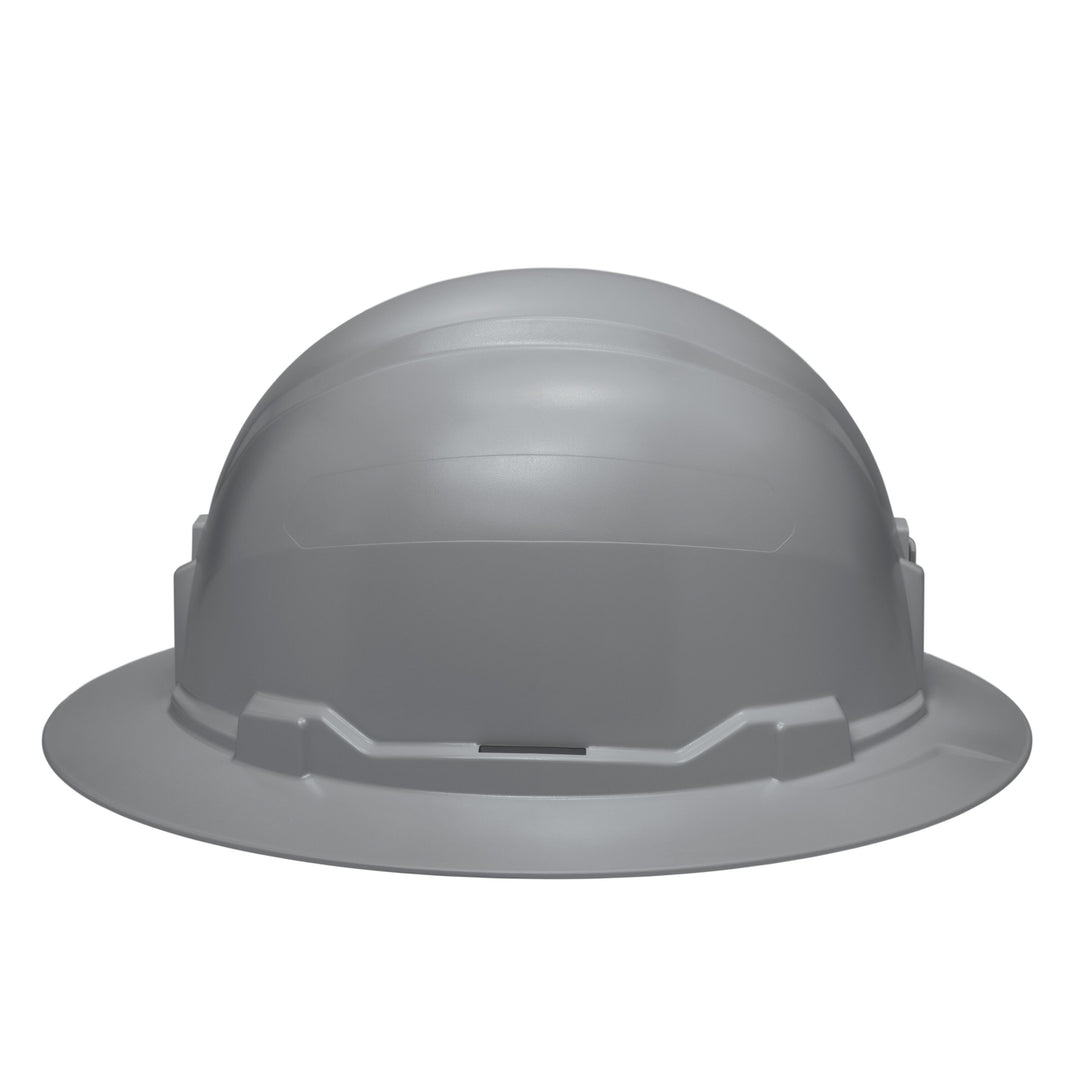 Klein Tools 60863BR Hard Hat, Non-Vented, Full Brim Style, Gray