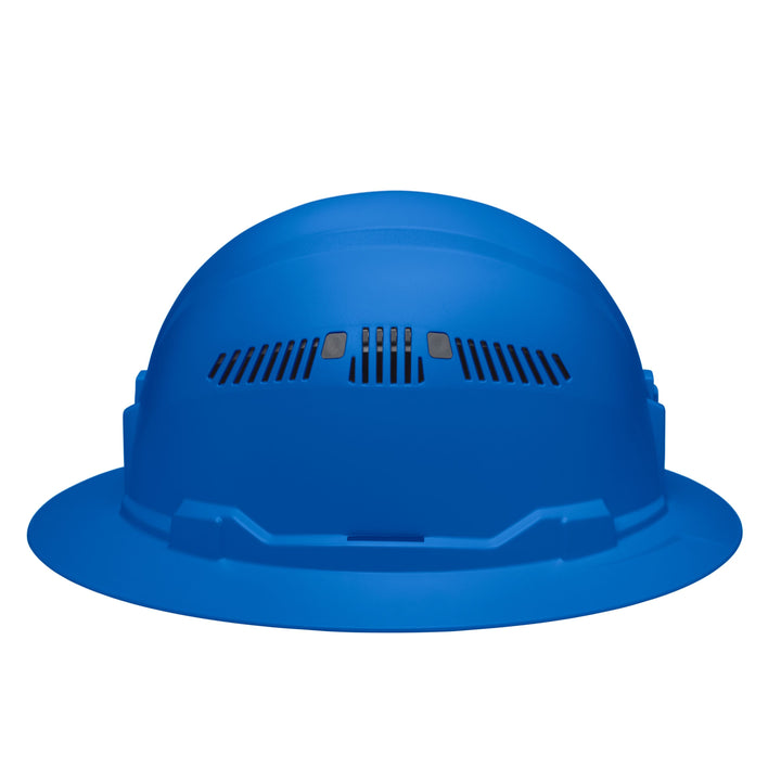 Klein Tools 60871BR Hard Hat, Vented, Full Brim Style, Blue