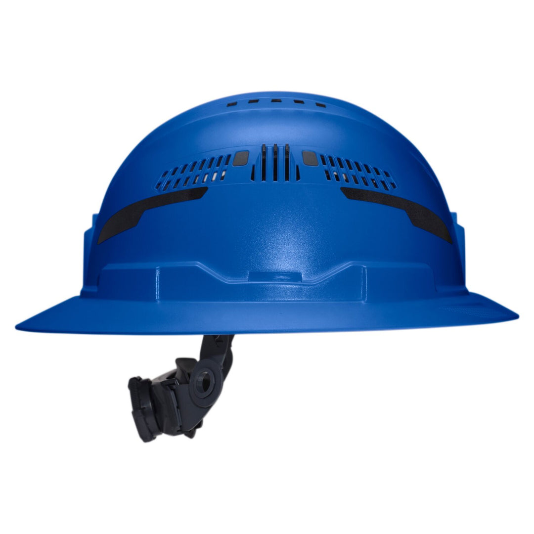 Klein Tools 60871T2 Class C Type-2 Hard Hat, Vented Full Brim with Strap, Blue