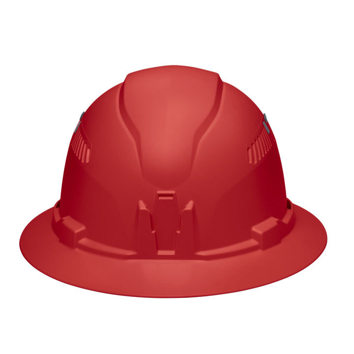 Klein Tools 60921 Hard Hat, Vented, Full Brim Style, Red