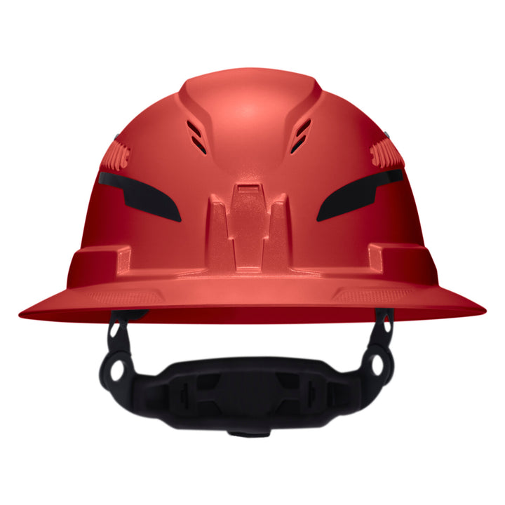 Klein Tools 60921T2 Class C Type-2 Hard Hat, Vented Full Brim with Strap, Red