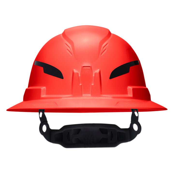 Klein Tools 60930T2 Class E Type-2 Hard Hat, Non-Vented Full Brim Style with Strap, High Visibility Orange