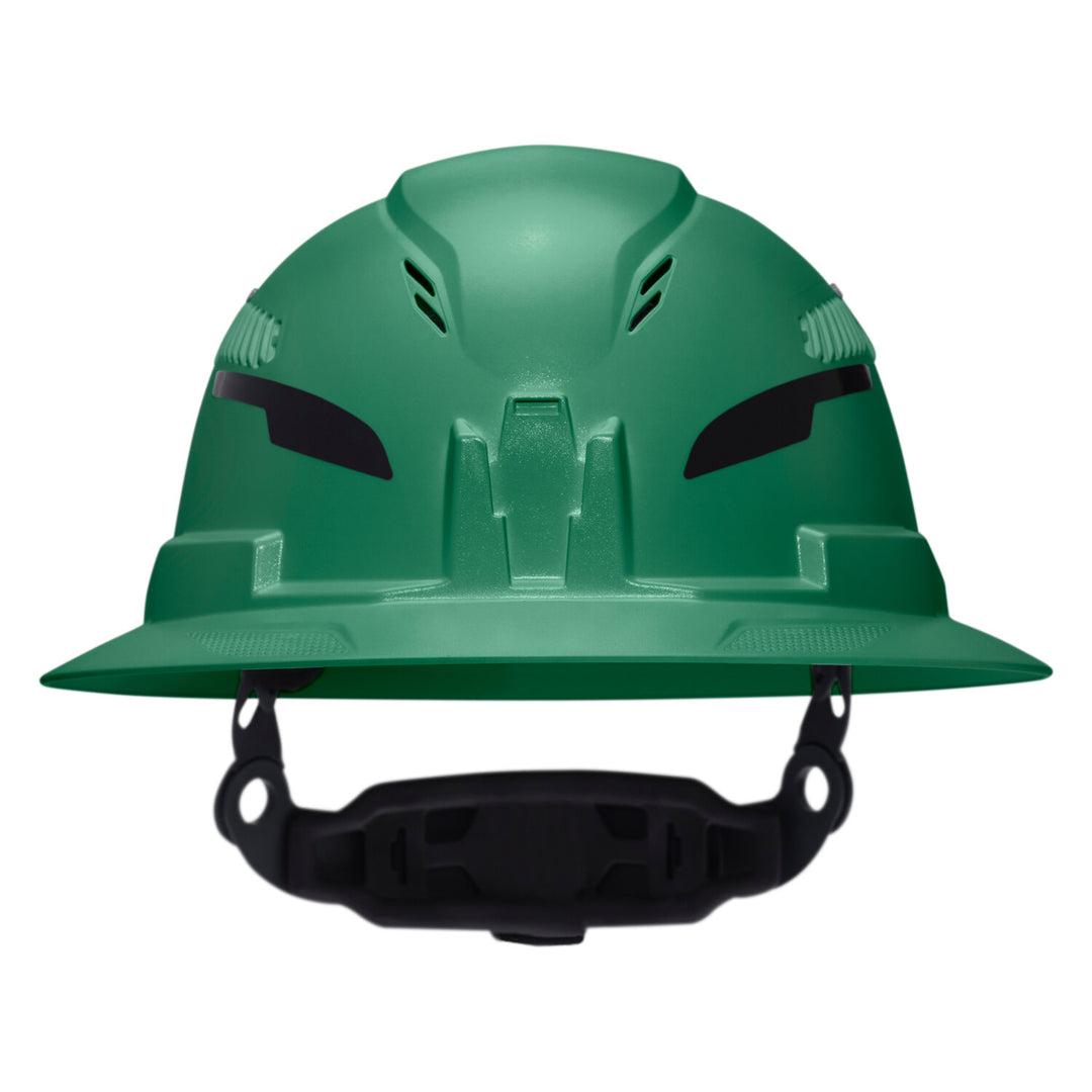 Klein Tools 60941T2 Class C Type-2 Hard Hat, Vented Full Brim with Strap, Green