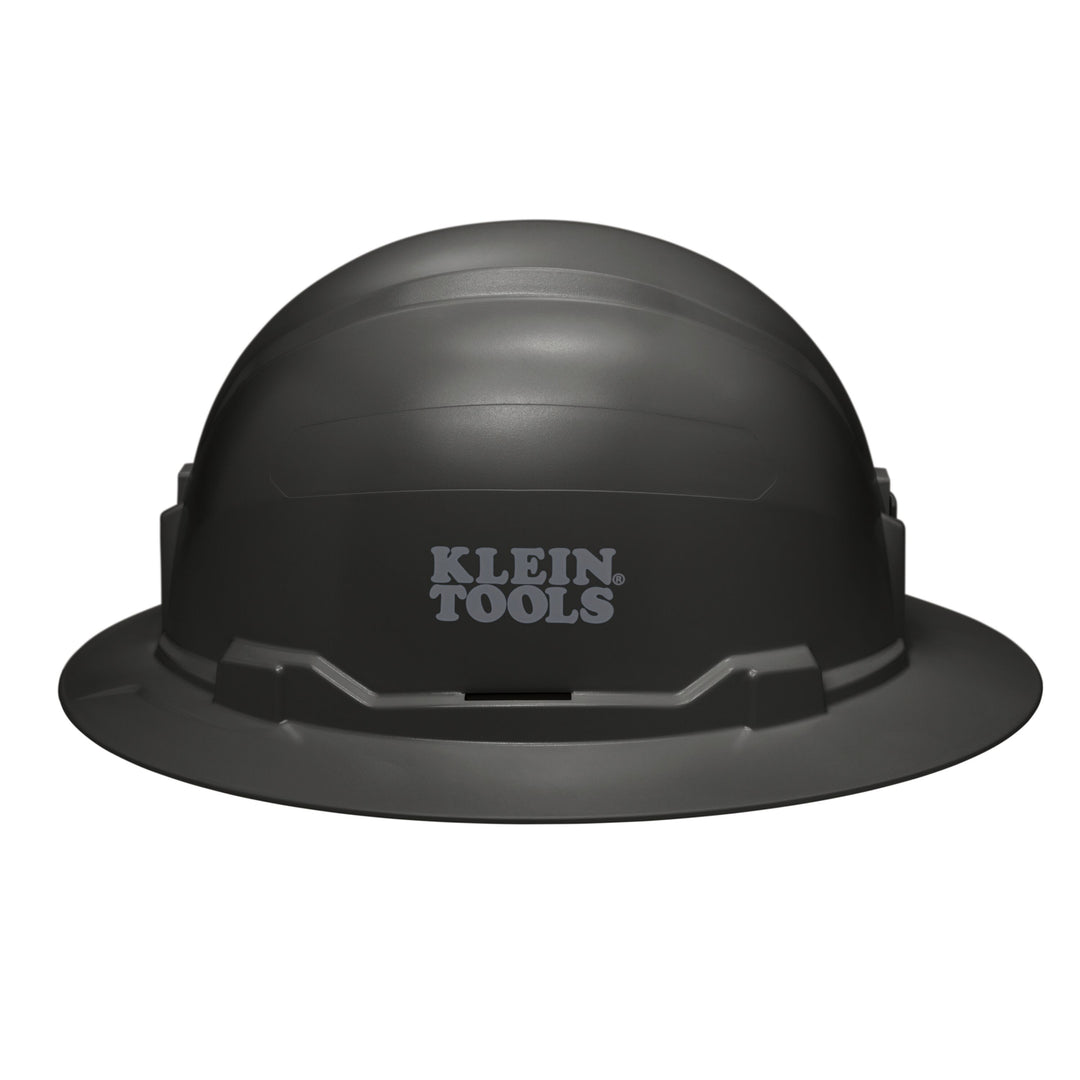 Klein Tools 60960 Hard Hat, Non-Vented, Full Brim Style, Black