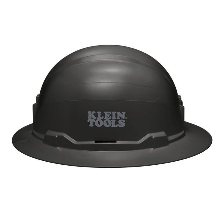 Klein Tools 60960 Hard Hat, Non-Vented, Full Brim Style, Black