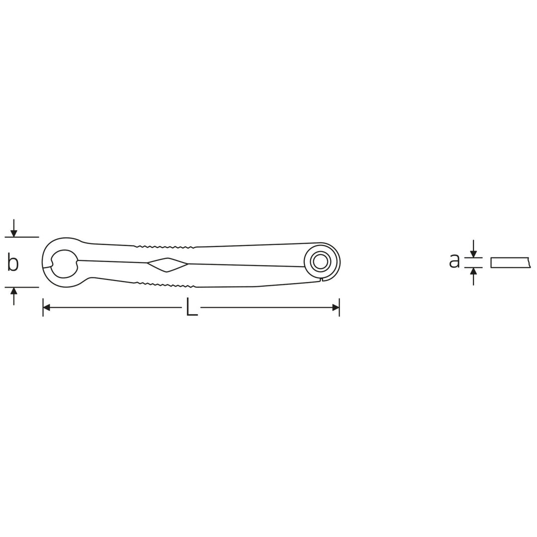 Stahlwille 41101616 240 Ratchet wrench FastRatch, 16mm