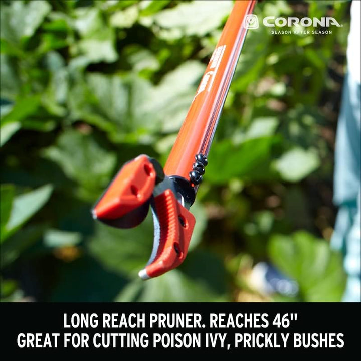 Corona LR 3460 Cut 'n' HOLD Long Reach Bypass Pruner, 1/2 in. Cut Capacity