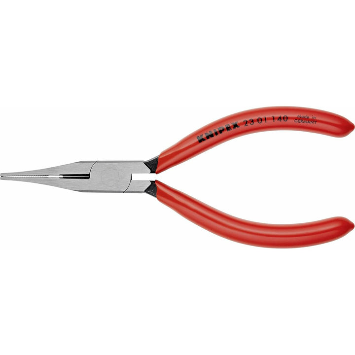 KNIPEX 23 01 140 Flat Nose Pliers with Cutter, 5.5 Inch