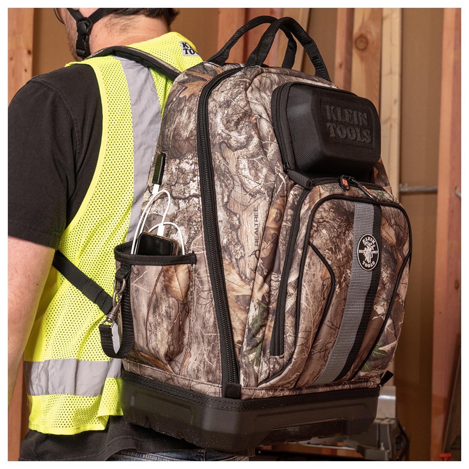 Klein Tools 62800BPCAMO Tradesman Pro XL Tool Bag Backpack, 40