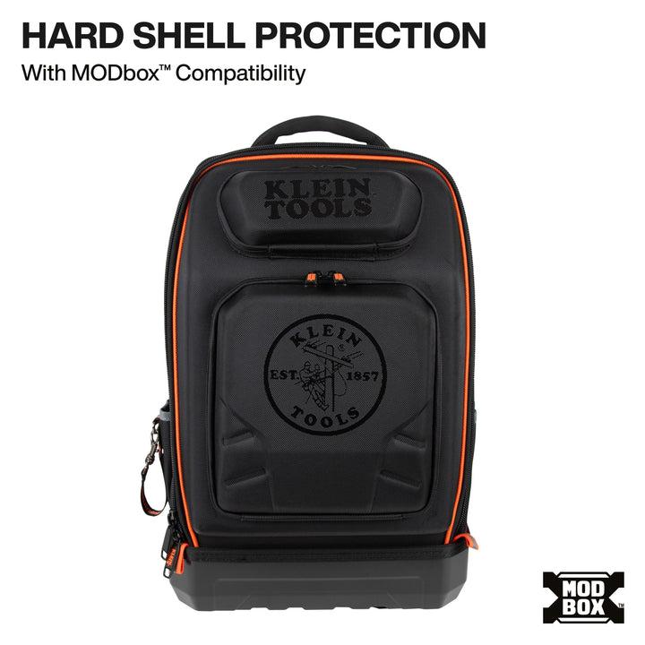 Klein Tools 62809MB MODbox Hardshell Backpack, 40 Pockets