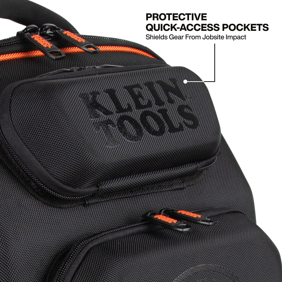Klein Tools 62809MB MODbox Hardshell Backpack, 40 Pockets