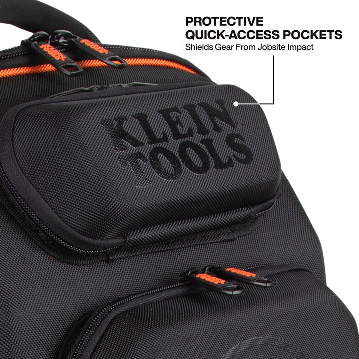 Klein Tools 62809MB MODbox Hardshell Backpack, 40 Pockets
