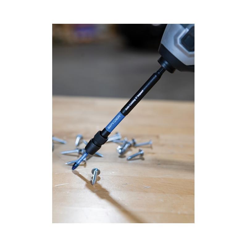 Spyder 19082 Bit Extension 1/4-in x 6-in Quick Change Bit Holder