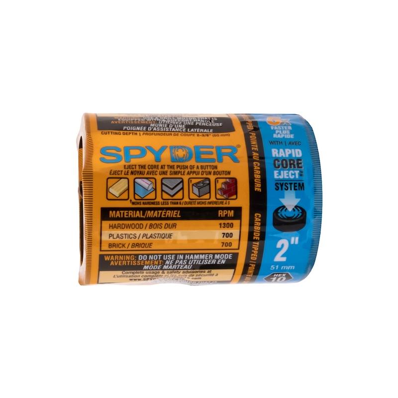 Spyder 600022CF 2 Inch Tungsten Carbide Tipped Hole Saw