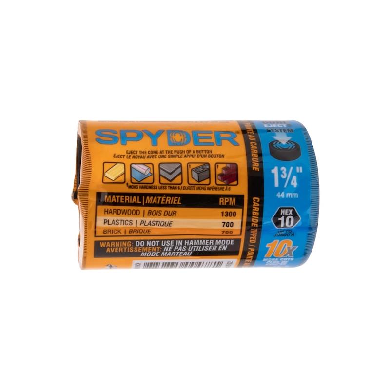 Spyder 600019CF 1-3/4 Inch Tungsten Carbide Tipped Hole Saw