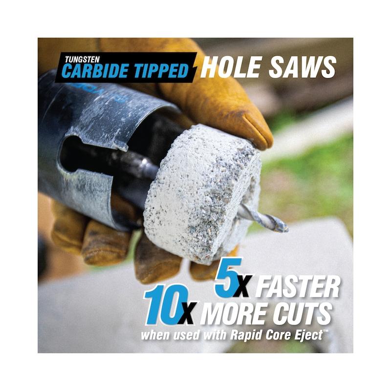 Spyder 600011CF 1-1/4 Inch Tungsten Carbide Tipped Hole Saw