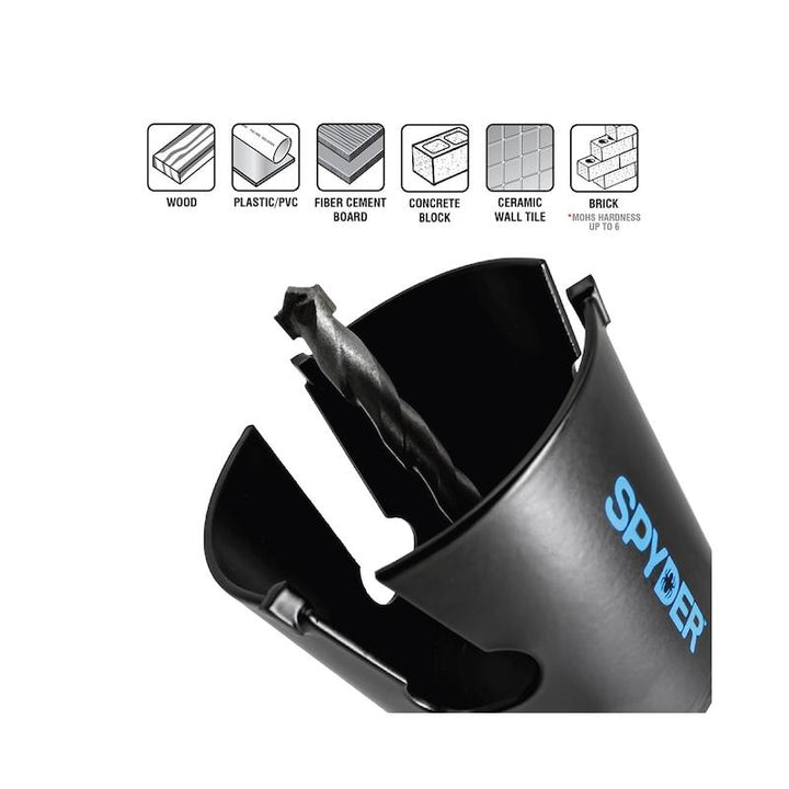 Spyder 600022CF 2 Inch Tungsten Carbide Tipped Hole Saw