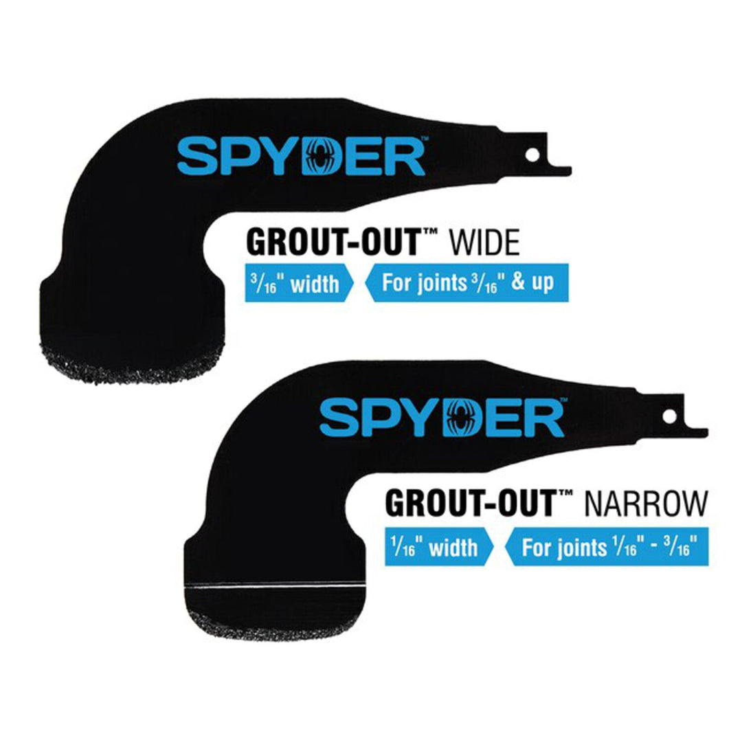 Spyder 100263 1/16-in Reciprocating Saw Grout removal tool attachment