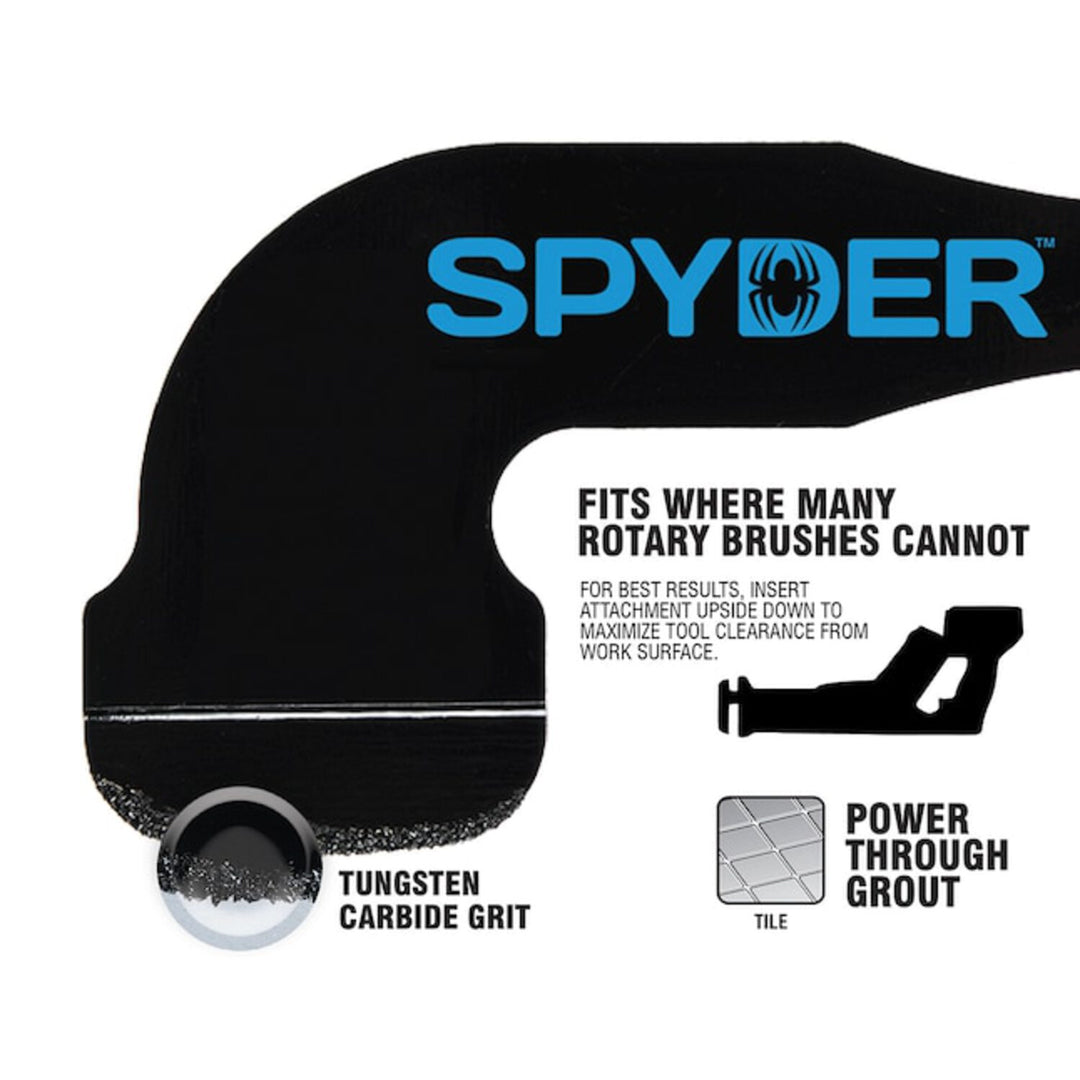 Spyder 100263 1/16-in Reciprocating Saw Grout removal tool attachment