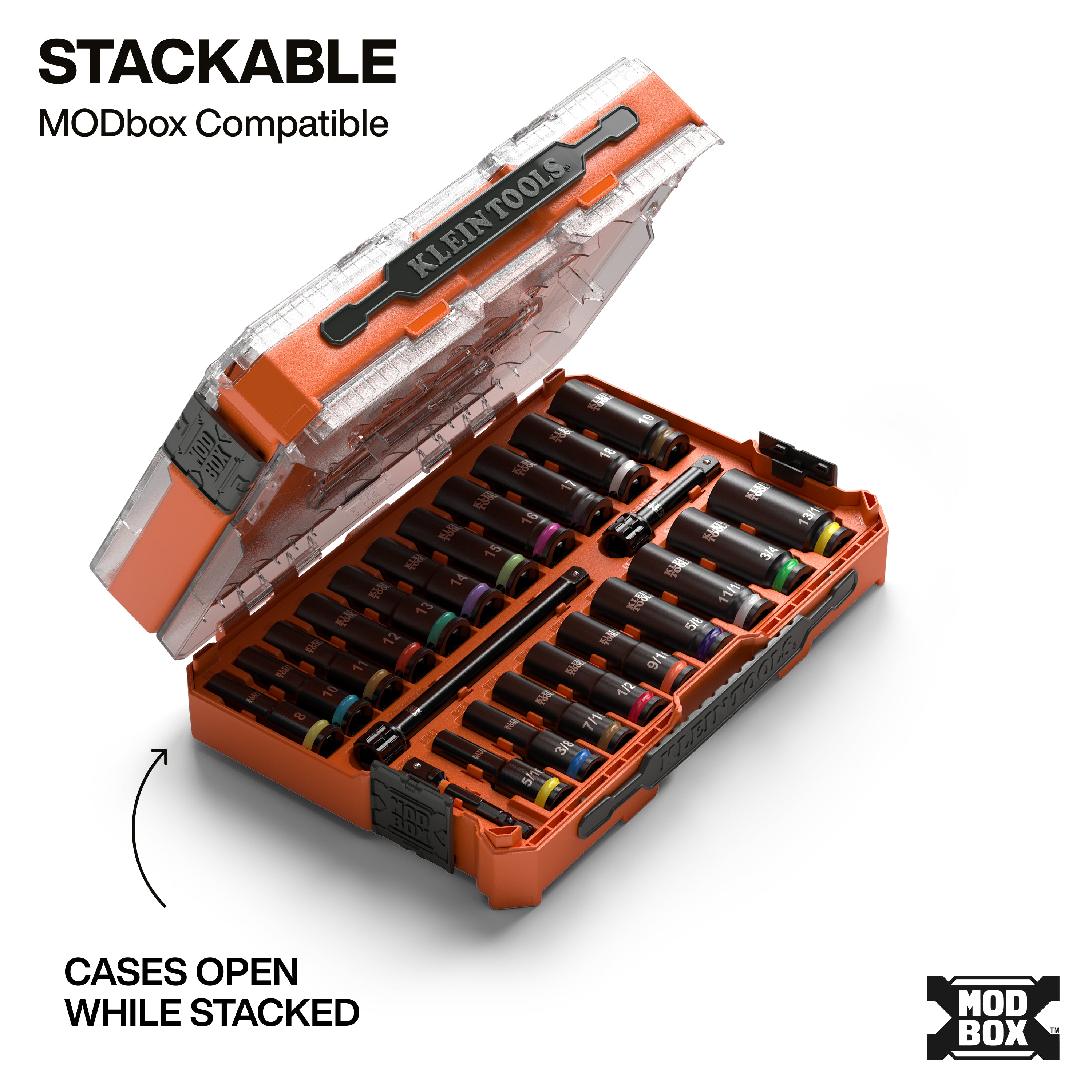 Klein Tools 65121IMPCT KNECT Deep-Well 3/8