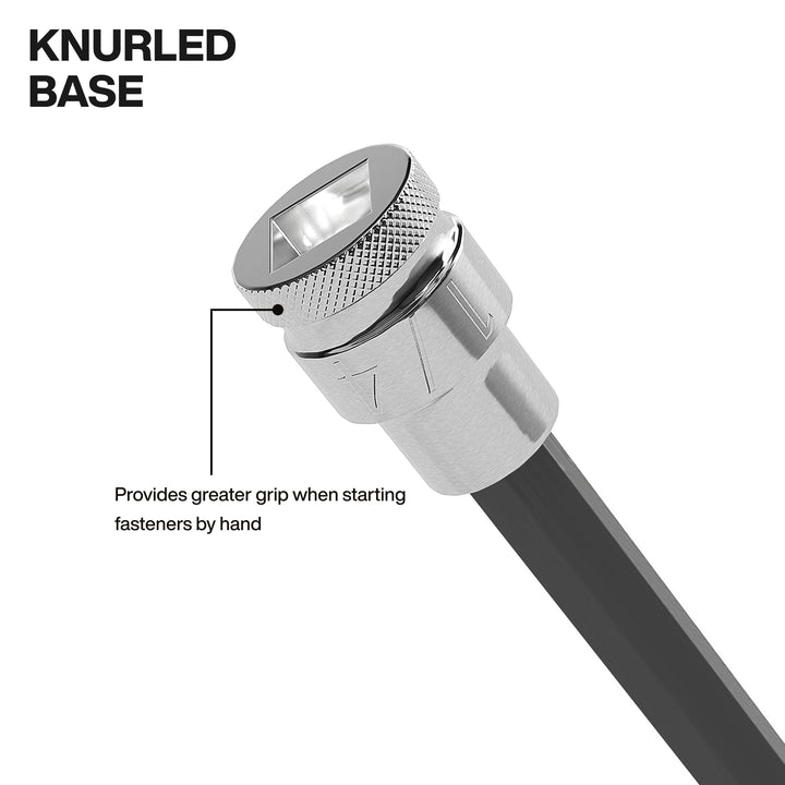 Klein Tools 652216HEXL Long Hex Bit Socket Set, SAE and Metric, 16 Pc.