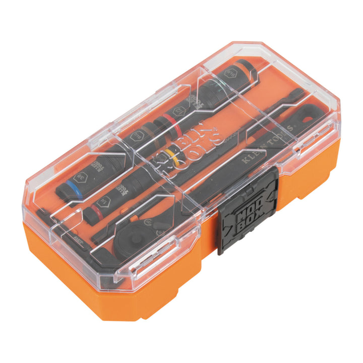 Klein Tools 65238 Essential Deep-Well Heavy-Duty Flip Socket Set, SAE, 3 Pc.