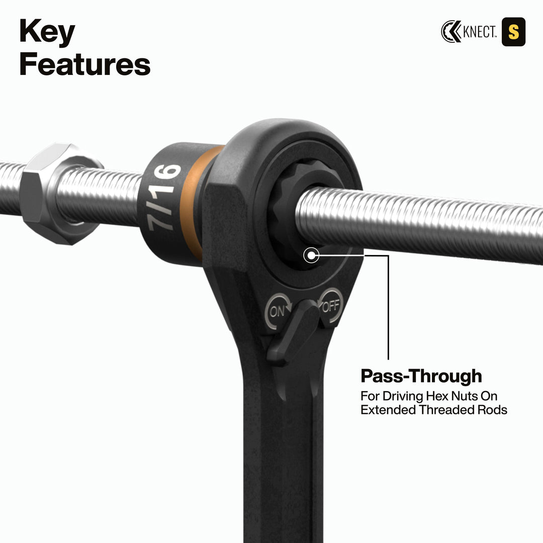 Klein Tools 65301KNECT KNECT Pass-Through and Flip Socket Starter Set, SAE, 23-Piece