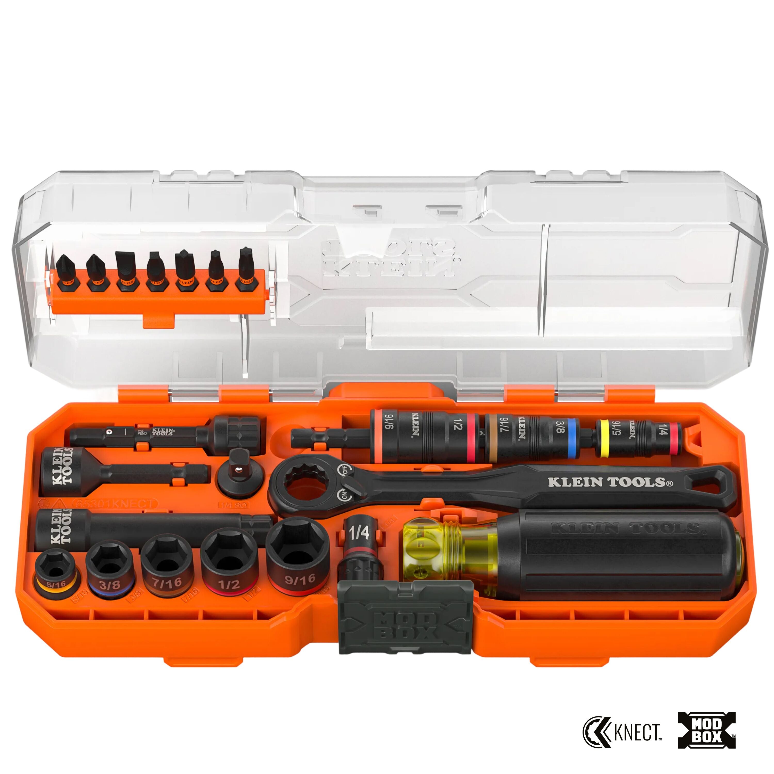 Klein Tools 65301KNECT KNECT Pass-Through and Flip Socket Starter