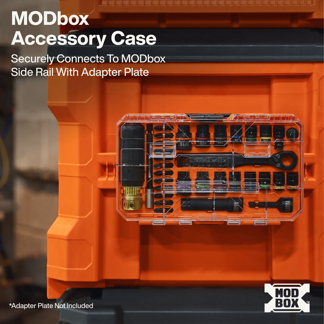 Klein Tools 65302KNECT KNECT Pass-Through and Impact Socket Set, SAE and Metric, 33-Piece