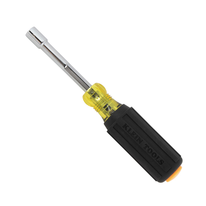 Klein Tools 65407MAGM Metric Magnetic Color-Coded Nut Driver, Heavy-Duty Hollow-Shaft, 7 mm