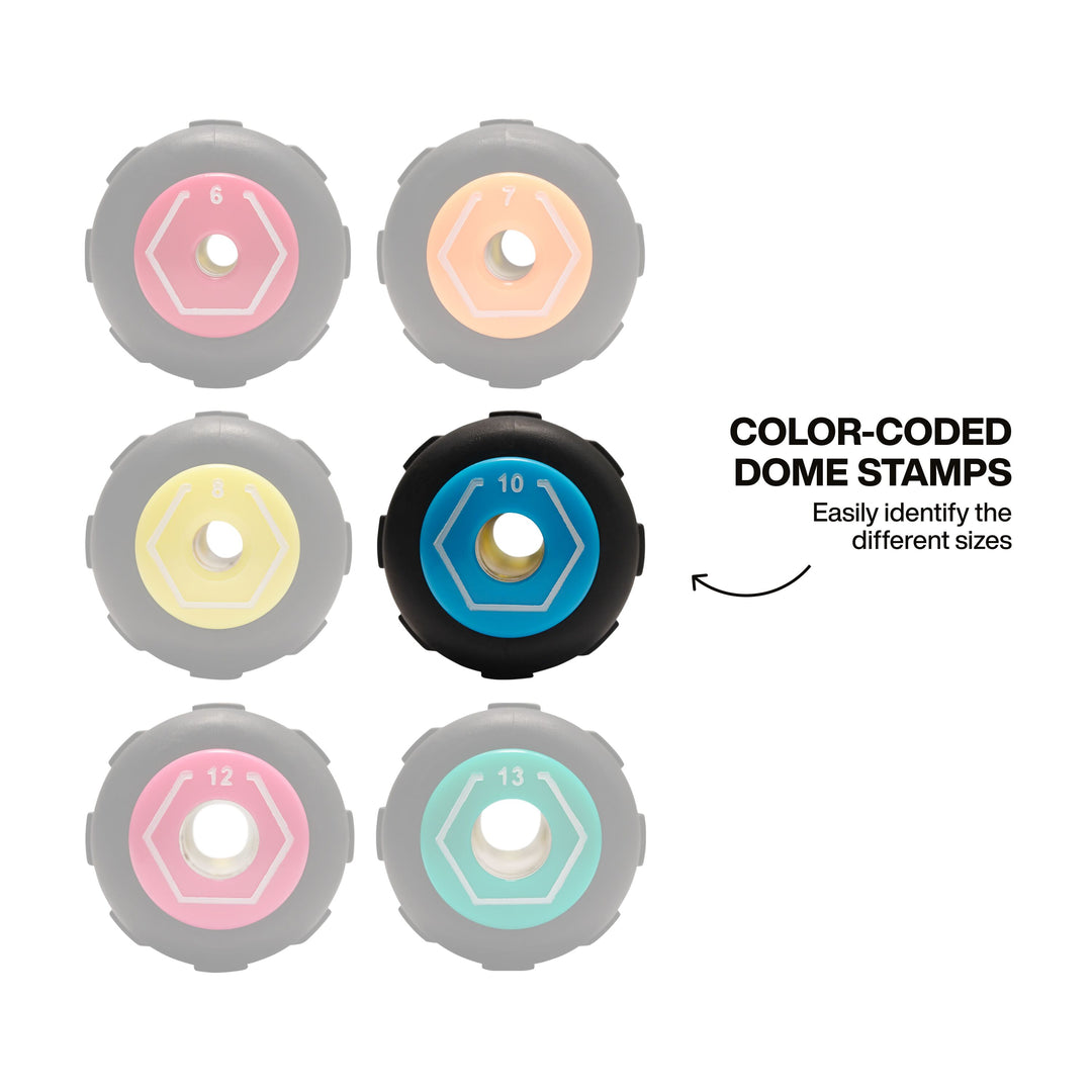 Klein Tools 65410MAGM Metric Magnetic Color-Coded Nut Driver, Heavy-Duty Hollow-Shaft, 10 mm