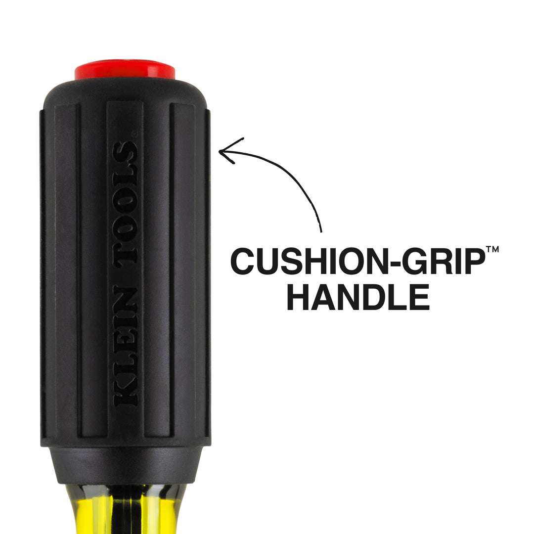 Klein Tools 65414 Color-Coded Hollow-Shaft Heavy-Duty Nut Driver, 1/4"