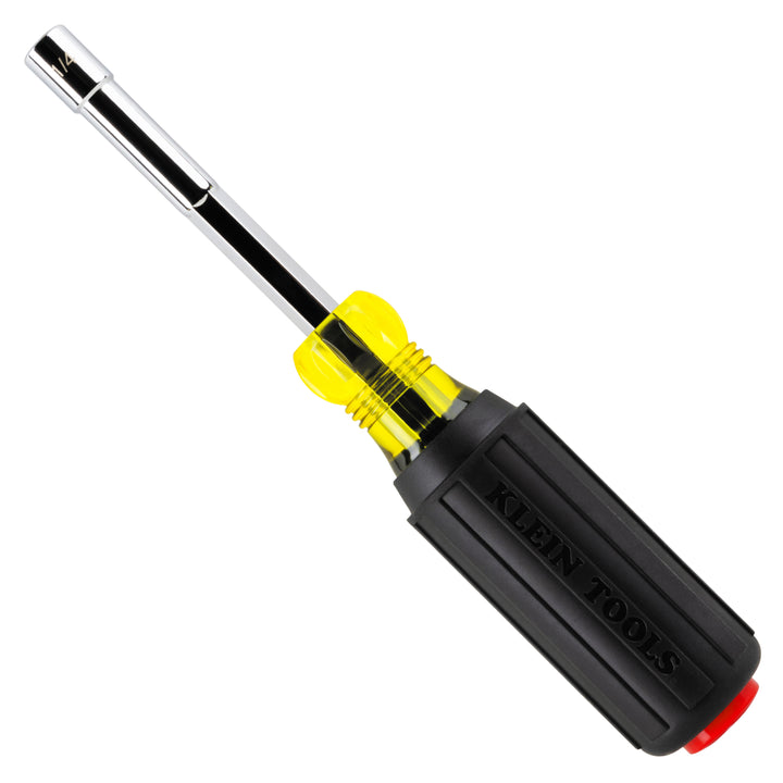 Klein Tools 65414MAG Color-Coded Magnetic Hollow-Shaft Heavy-Duty Nut Driver, 1/4"