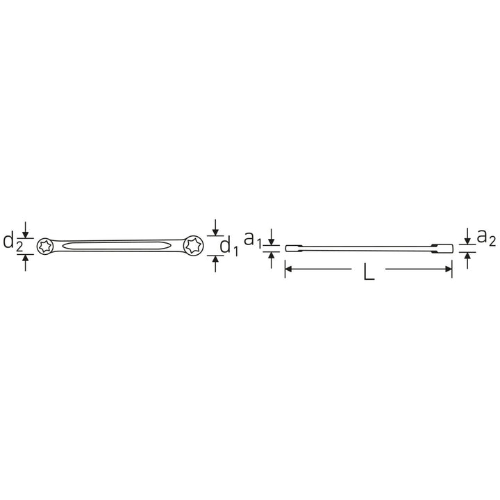 Stahlwille 41251418 Double End Ring Spanner