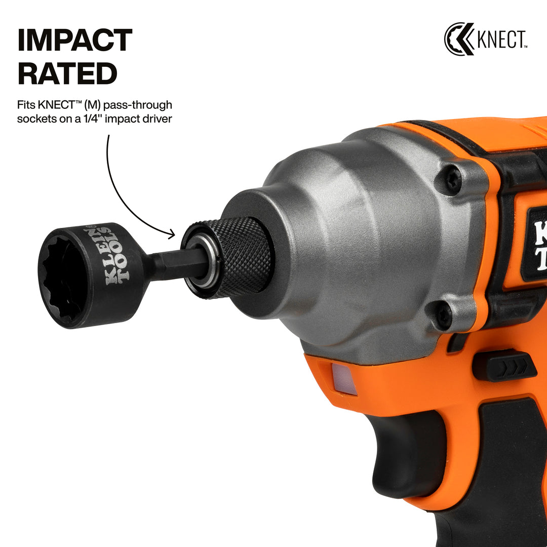 Klein Tools 65KADPM KNECT (M) Impact Socket Adapter Set