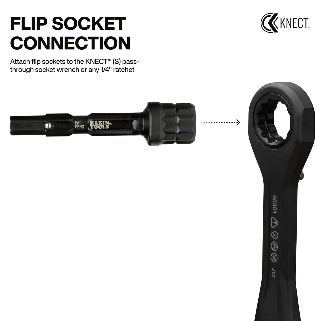 Klein Tools 65KADPS KNECT (S) Impact Socket Adapter Set