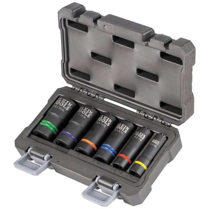 Klein Tools 660KIT2 6-in-1 Impact Socket Set