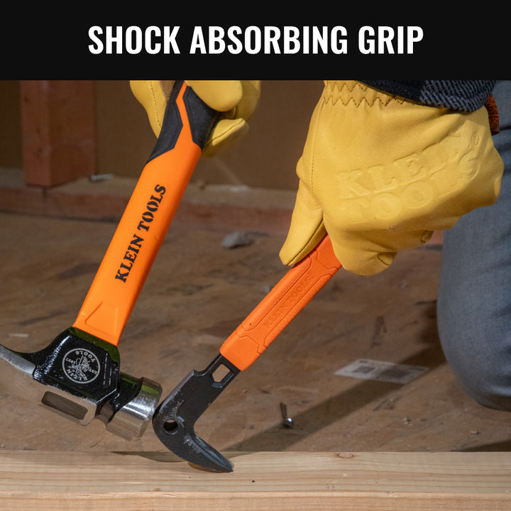 Klein Tools 66092 Nail Puller with Integrated Dimpler, 10"