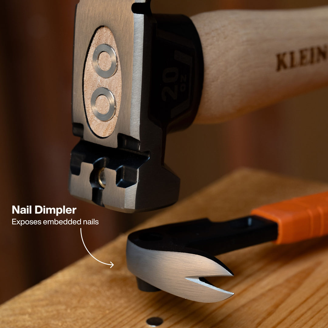 Klein Tools 66101 Molding Bar with Nail Dimpler, 10"