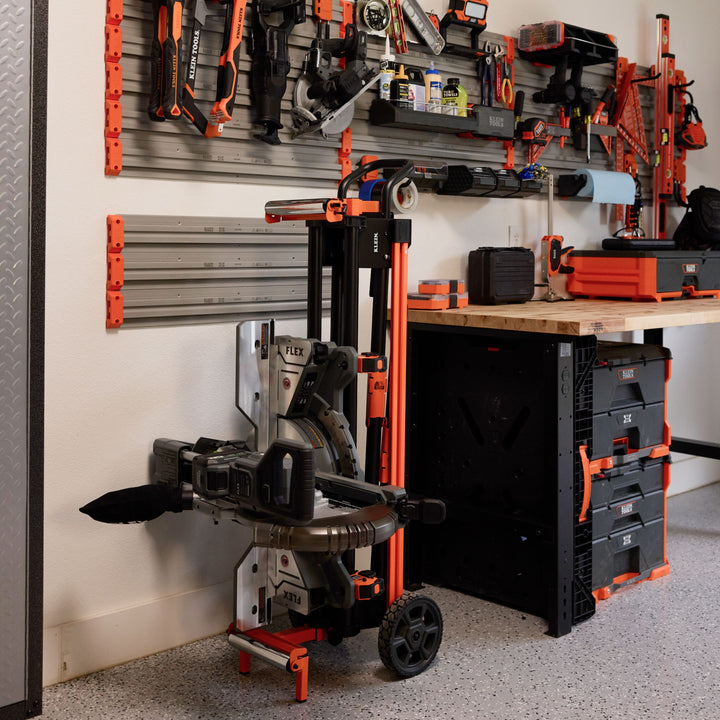 Klein Tools 66184 Adjustable Rolling Miter Saw Stand